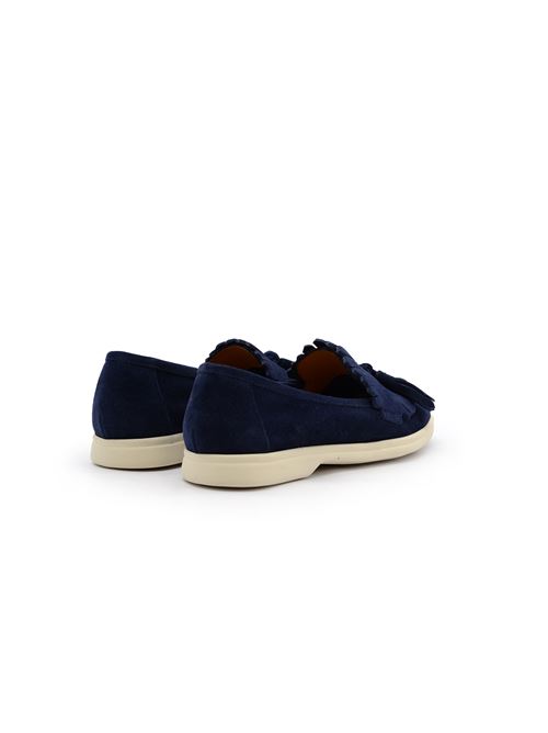 MOCASSINO NAPPINE BLU ZANFRINI | VIA DANTE 16CBLU